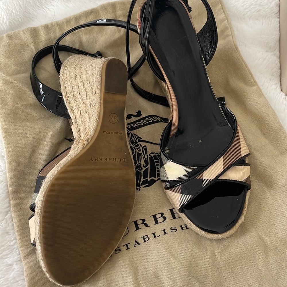 espadrille burberry femme